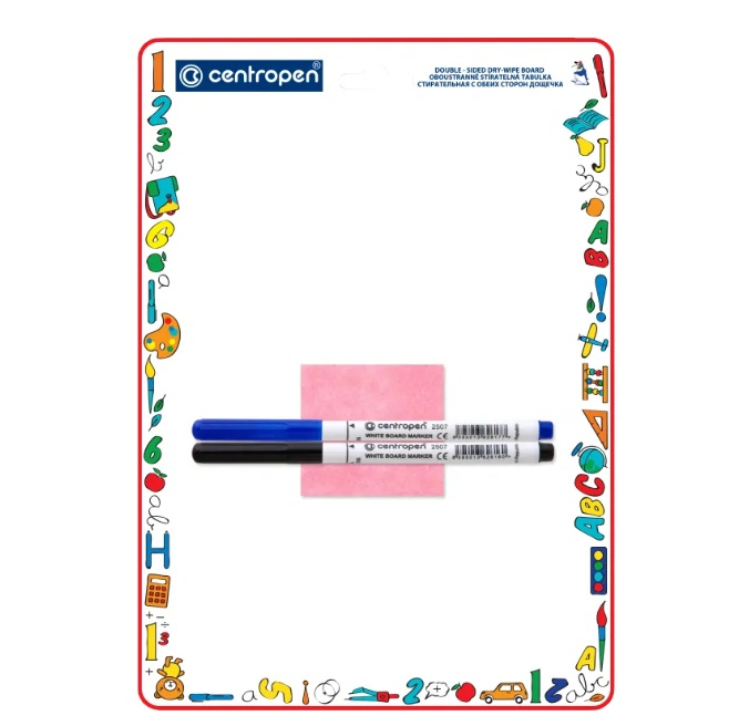 Stíratelné tabulky a fixy