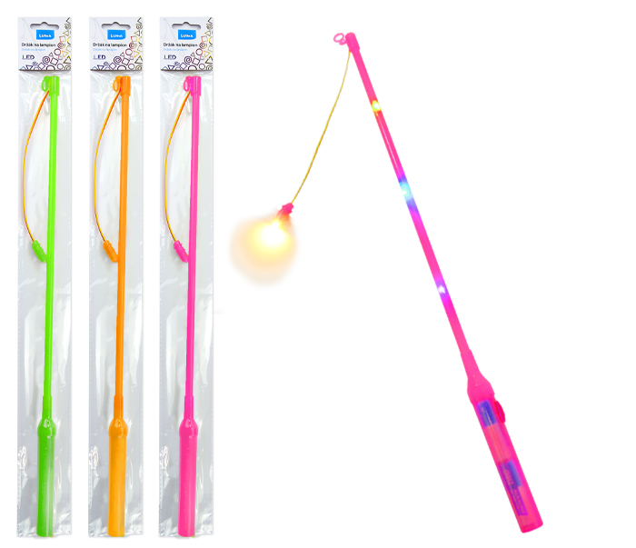 DRŽÁK NA LAMPION BLIKAJÍCÍ TĚLO LED 50cm LUMA MIX