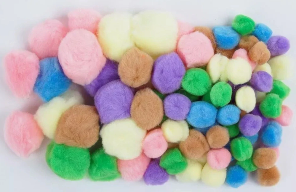 BAMBULKY AKRYLOVÉ PASTEL MIX