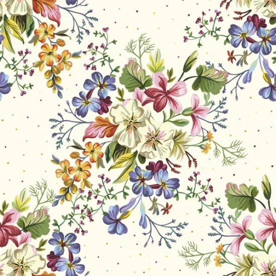 UBROUSKY 33X33 20 ks DELICATE FLOWERS