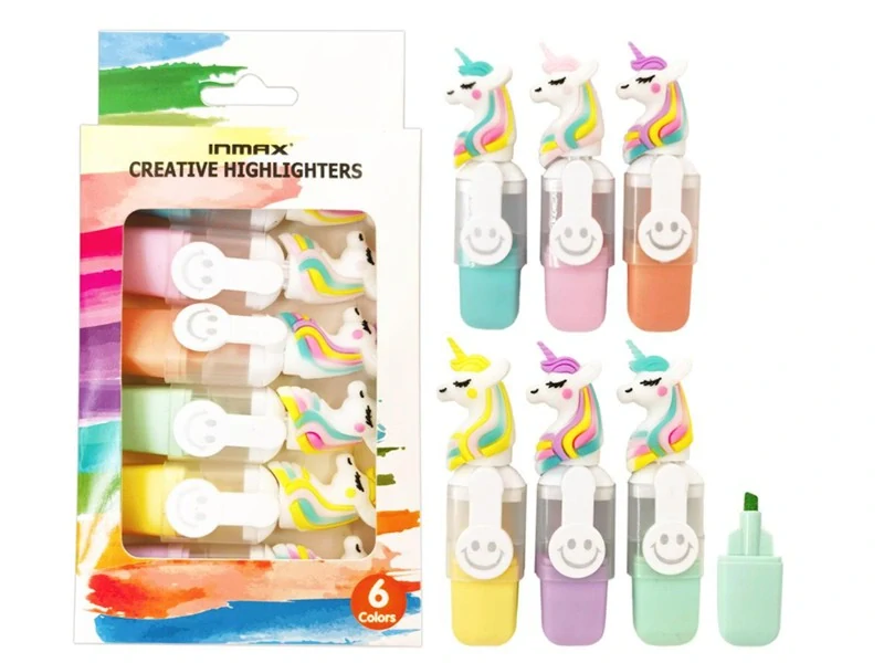 ZVÝRAZŇOVAČ MINI SADA 6 KS UNICORN