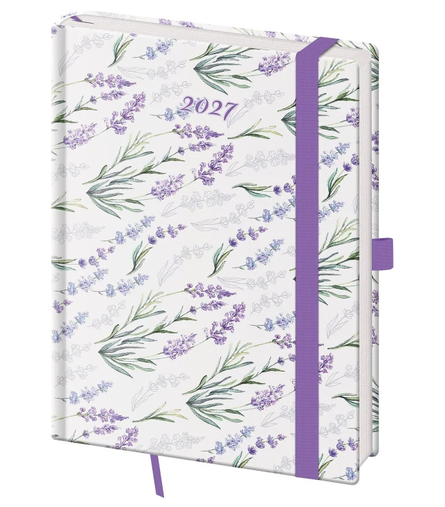 TÝDENNÍ DIÁŘ B6 VARIO LAVENDER S GUNMIČKOU
