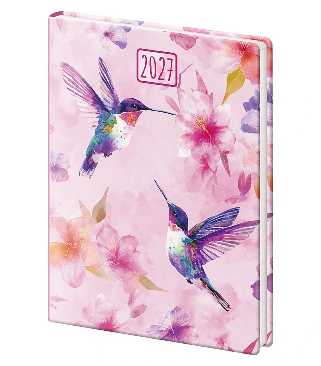 TÝDENNÍ DIÁŘ KAPESNÍ A7 VARIO LYRA COLIBRY