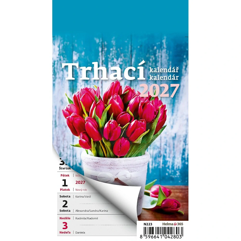 TÝDENNÍ TRHACÍ KALENDÁŘ A6 2027