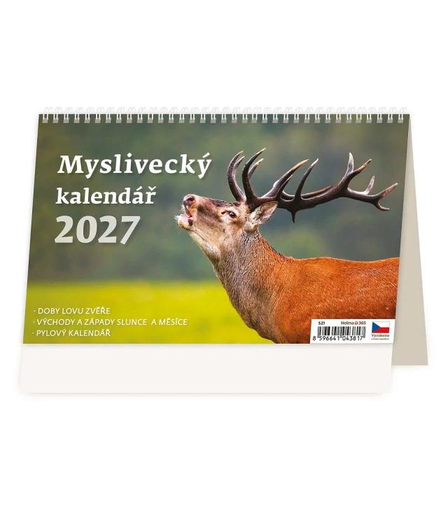 STOLNÍ KALENDÁŘ MYSLIVECKÝ 2027