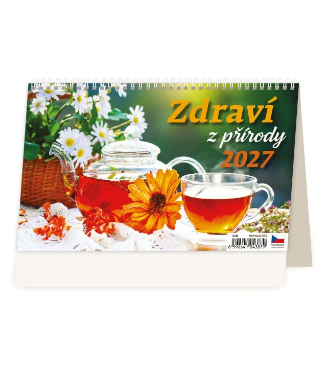 STOLNÍ KALENDÁŘ ZDRAVÍ Z PŘÍRODY 14-TI DENNÍ 2027