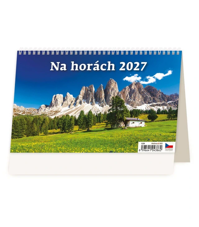 STOLNÍ KALENDÁŘ NA HORÁCH 14-TI DENNÍ 2027