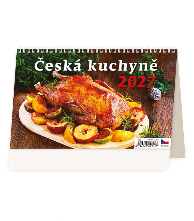 STOLNÍ KALENDÁŘ ČESKÁ KUCHYNĚ 2027