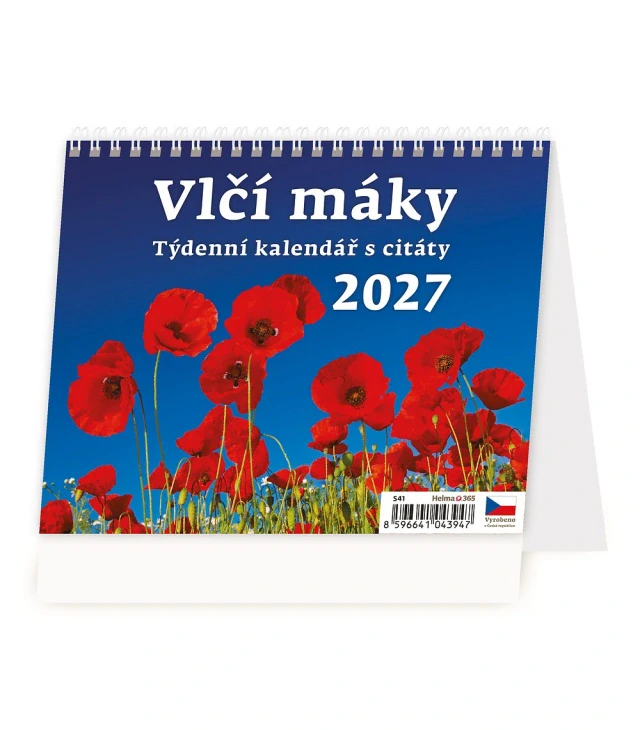 STOLNÍ PLÁNOVACÍ KALENDÁŘ VLČÍ MÁKY
