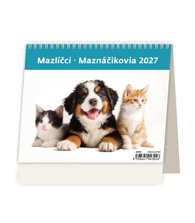 STOLNÍ KALENDÁŘ MINI MAZLÍČCI 2027