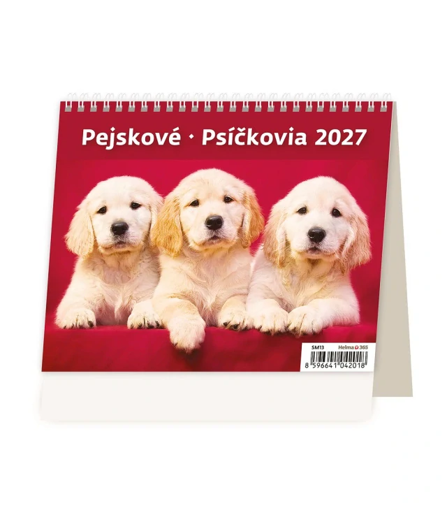 STOLNÍ KALENDÁŘ MINI PEJSKOVÉ 2027