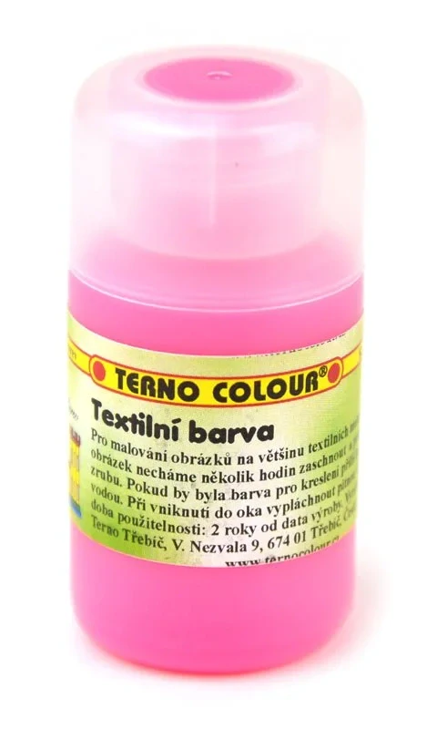 BARVA NA TEXTIL TERNO 20g NEON RŮŽOVÁ