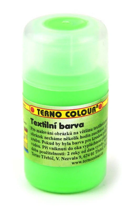 BARVA NA TEXTIL TERNO 20g NEON ZELENÁ