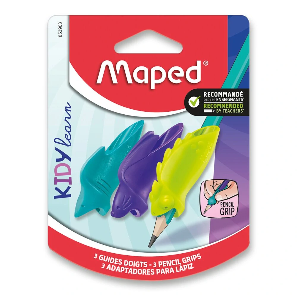 NÁSTAVEC NA TUŽKU FINGER GUIDE MAPED KIDY LEARN SADA 3KS