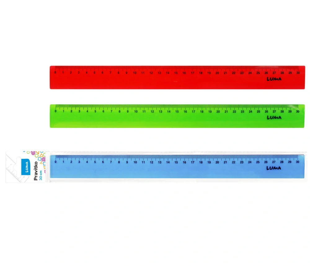 PRAVÍTKO 30 cm BAREVNÉ MIX LUMA