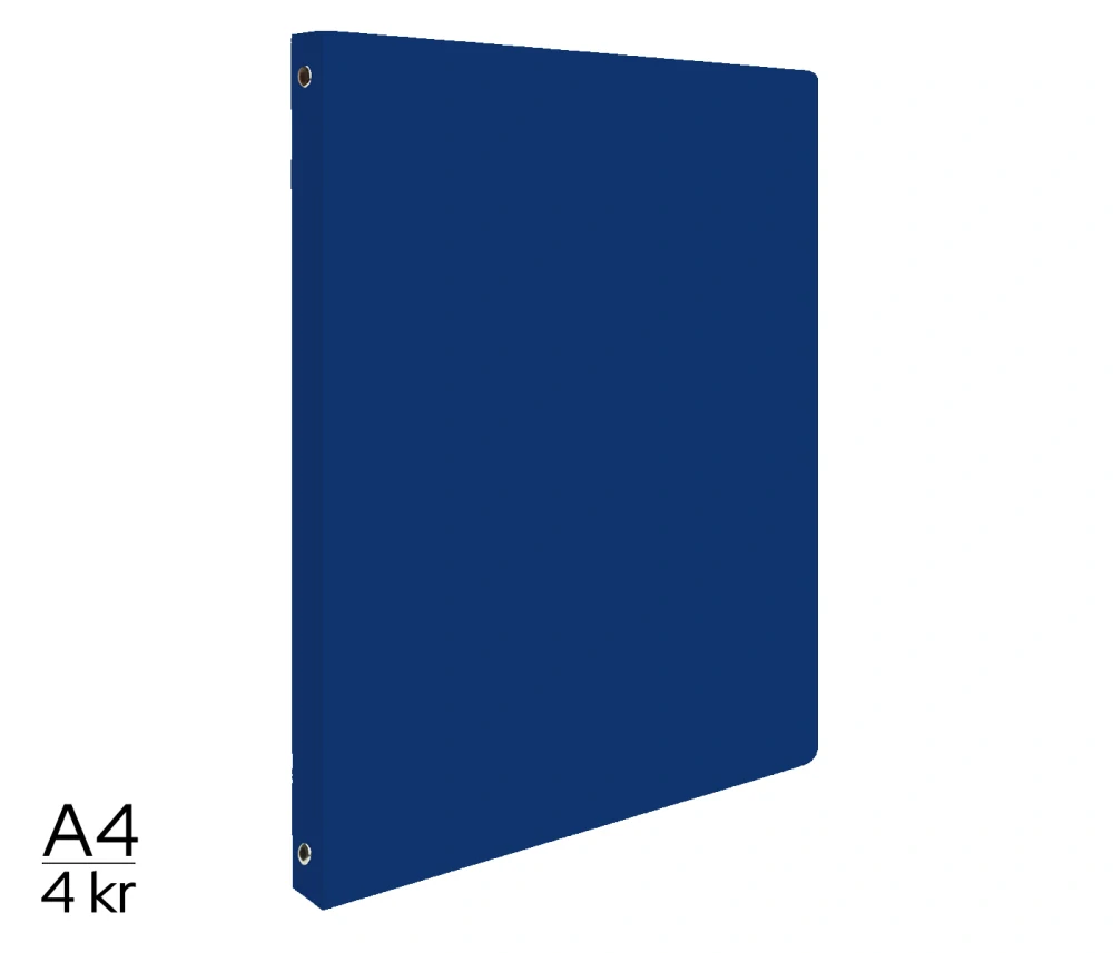 POŘADAČ LUMA A4 ELEGANT 4 KROUŽKOVÝ TMAVĚ MODRÝ