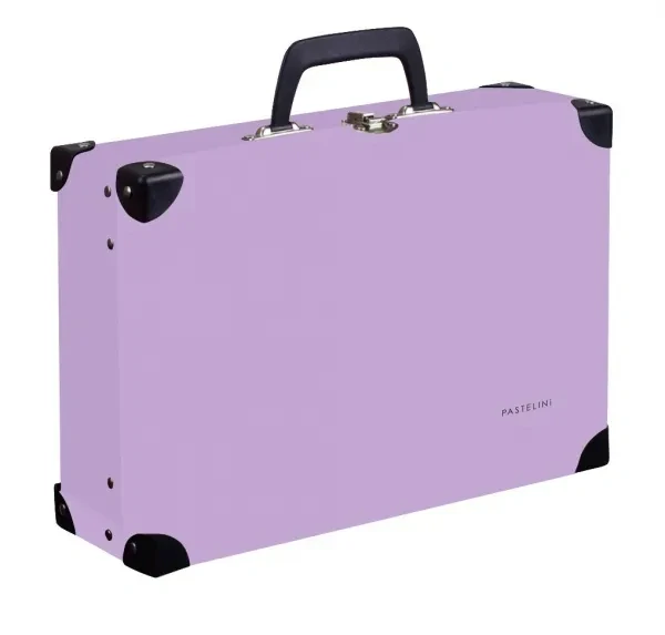 KUFŘÍK LAMINO KOVANÝ PASTELINI FIALOVÝ 34 cm