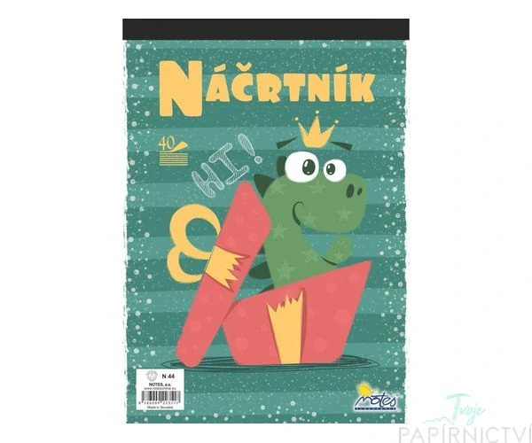 NÁČRTNÍK A4 40 LISTŮ N44