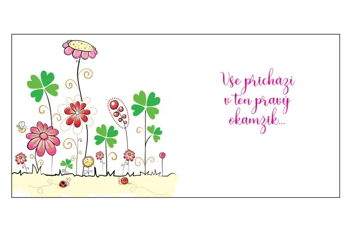 POHLEDNICE sr R062 E GLITR-VÝSEK+UV