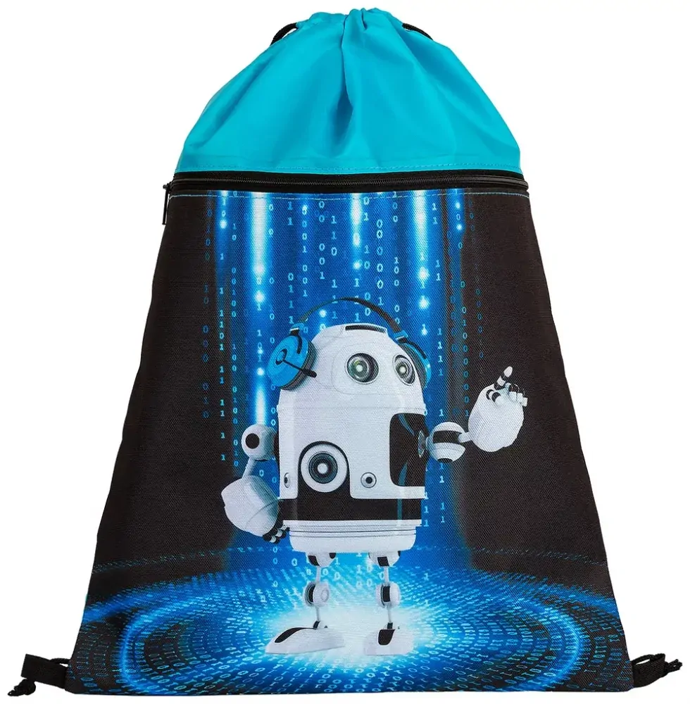 SÁČEK NA PŘEZŮVKY FUNNY ROBOTS