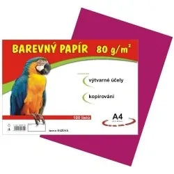 PAPÍR NÁČRTKOVÝ A4 80G RŮŽOVÝ