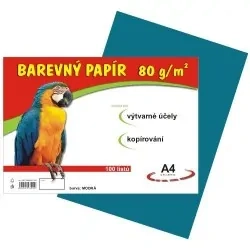 PAPÍR NÁČRTKOVÝ A4 80G MODRÝ