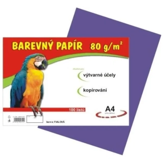 PAPÍR NÁČRTKOVÝ A4 80G FIALOVÝ