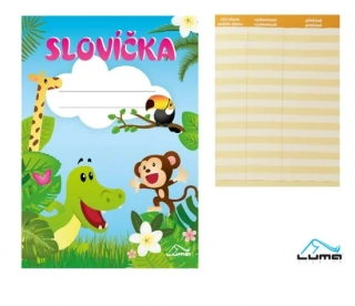 SEŠIT NA SLOVÍČKA PRO NEJMENŠÍ A5 LUMA