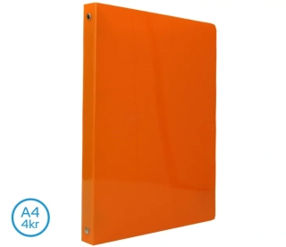 POŘADAČ LUMA A4 NEON 4 KROUŽKOVÝ ORANŽOVÝ