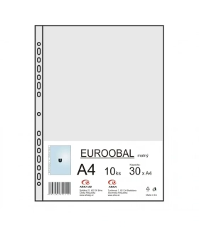 OBAL PROSPEKTOVÝ A4 EURO/ 10KS MATNÝ