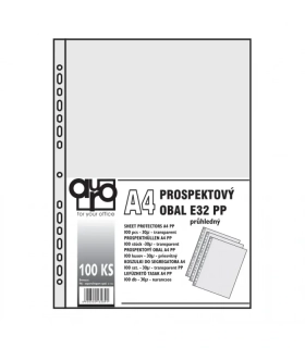 OBAL PROSPEKTOVÝ A4 EURO/ 100KS LESKLÝ