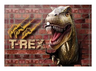 OBAL PP S DRUKEM A4 T-Rex