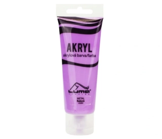 BARVY AKRYLOVÉ 75ML,  METAL FIALOVÁ LUMA