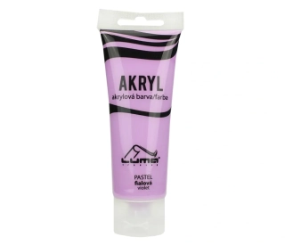 BARVY AKRYLOVÉ 75ML,  PASTEL FIALOVÁ LUMA