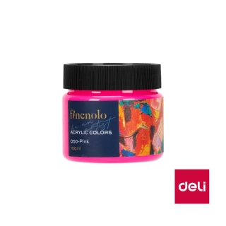 BARVY AKRYLOVÉ 100ML, RŮŽOVÁ FINENOLO DELI EC17-PK