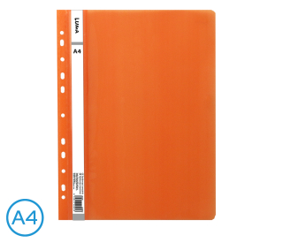 RYCHLOVAZAČ A4 PP EURO LUMA, ORANŽOVÝ