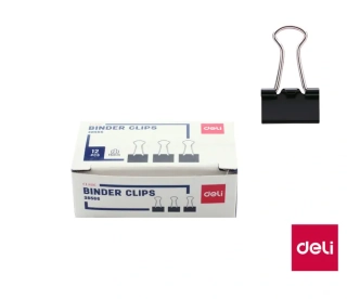 BINDER CLIP 15MM DELI E38566