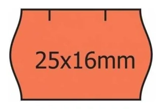 ETIKETY SAMOLEPÍCÍ 25X16 SIGNÁLNÍ ČERVENÁ KOTOUČEK