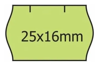 ETIKETY SAMOLEPÍCÍ 25X16 SIGNÁLNÍ ZELENÁ KOTOUČEK