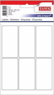 ETIKETY 34x67mm 60ks NA A6