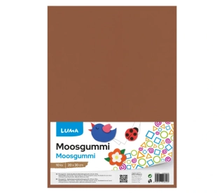 MOOSGUMMI A4 HNĚDÁ LUMA