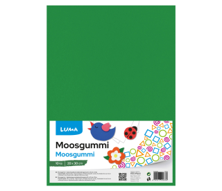 MOOSGUMMI A4 ZELENÁ LUMA