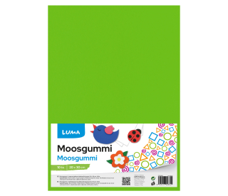 MOOSGUMMI A4 ZELENÁ SVĚTLE LUMA