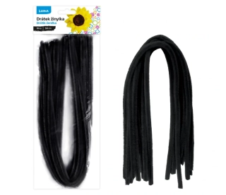 DRÁTEK ŽINYLKA 500 X 8MM 10KS - ČERNÝ LUMA