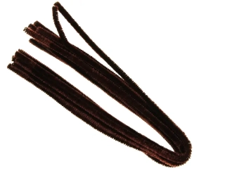 DRÁTEK ŽINYLKA 500 X 8MM 10KS - HNĚDÝ TMAVĚ LUMA