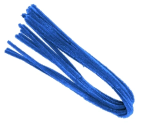 DRÁTEK ŽINYLKA 500 X 8MM 10KS - MODRÝ TMAVĚ LUMA