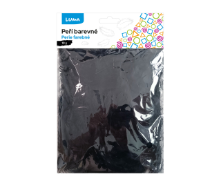 PEŘÍ BAREVNÉ 10G ČERNÉ LUMA