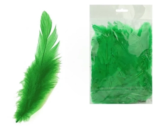 PEŘÍ BAREVNÉ 10G ZELENÉ LUMA