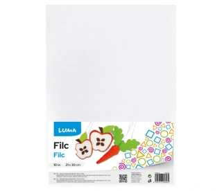 FILC A4 BÍLÝ LUMA