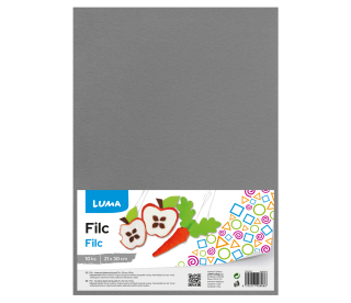 FILC A4 ŠEDÝ LUMA